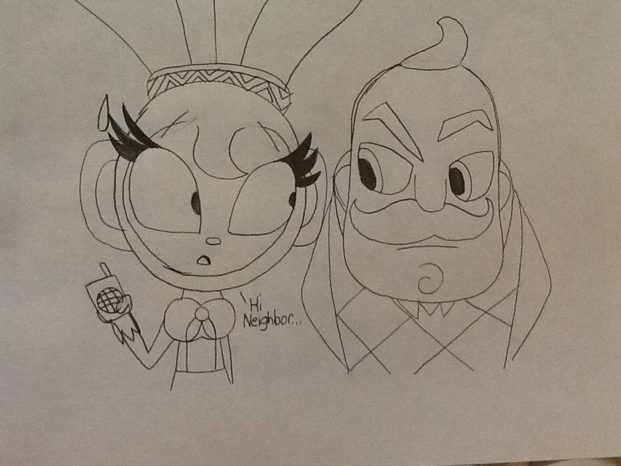 900x675 Sda Amiga In Hello Neighbor By Strongcheetah24 - Hello Neighbor Sketch