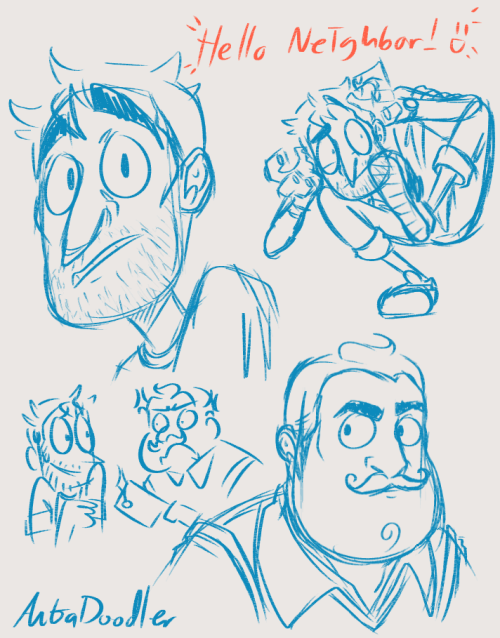 500x638 Hello Neighbor Fandom Tumblr - Hello Neighbor Sketch