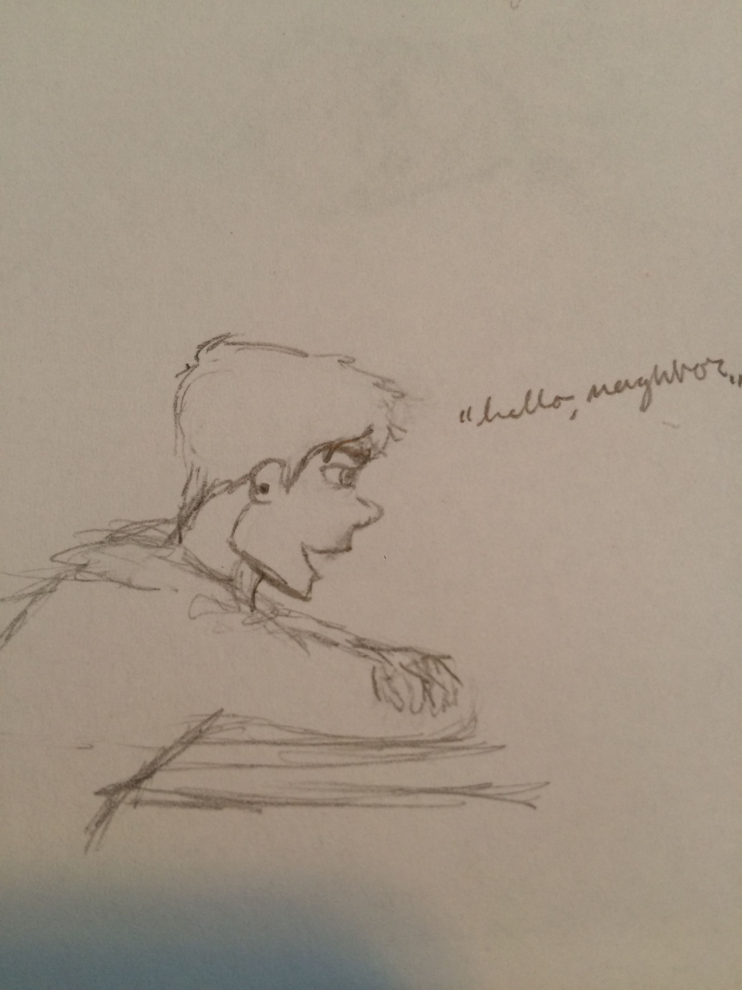 2448x3264 Hello, Neighbor. Old, Kinda Bad Bram Sketch My Art - Hello Neighbor Sketch