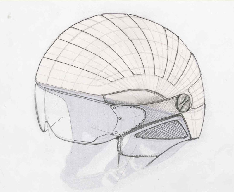 800x657 Zero5 Ski Helmet - Helmet Sketch