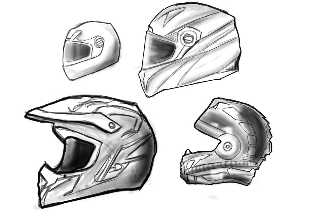 1024x683 Helmet Sketches By Dedmoo5 - Helmet Sketch