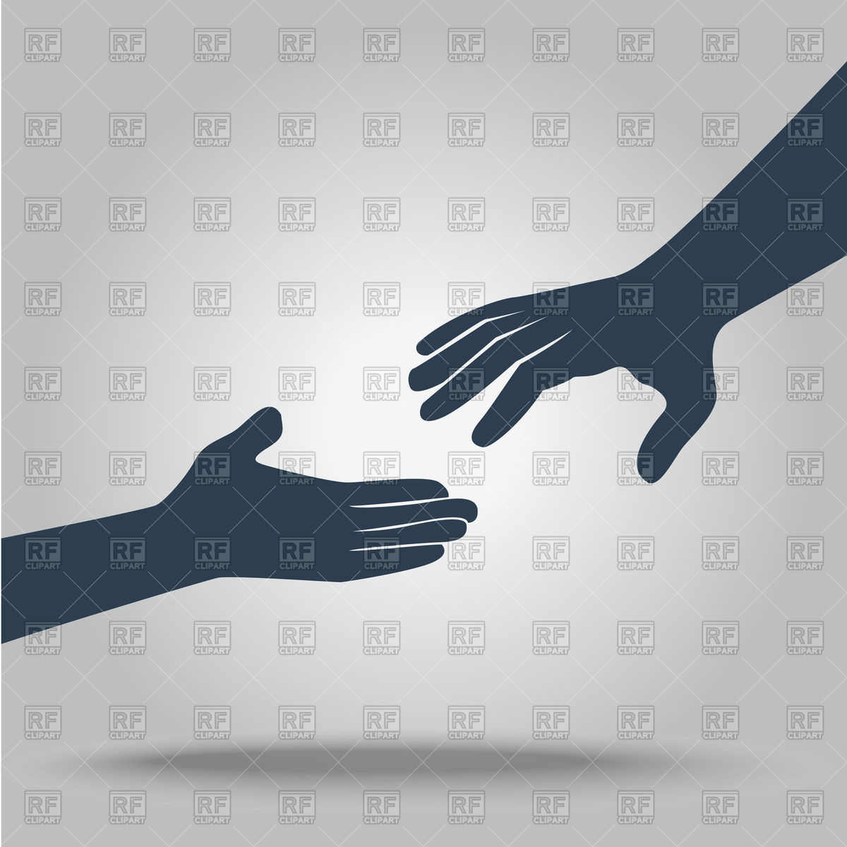 1200x1200 Helping Hands Vector Image Vector Artwork Of People Rodnikovay - Helping Hands Sketch