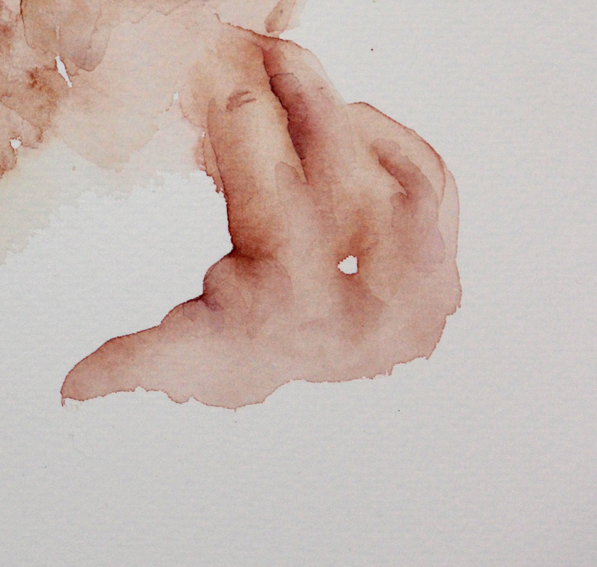842x800 Watercolours With Life A Helping Hand Portrait In Watercolour - Helping Hands Sketch
