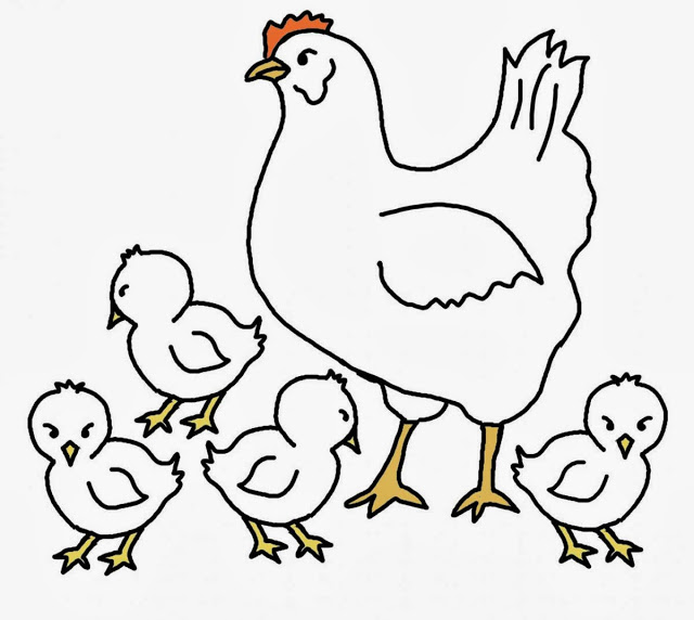 640x572 Hen Drawing Art Drawing Skill - Hen Sketch