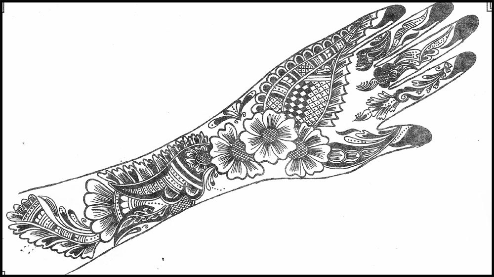1000x560 Latest Mehndi Design Sketches For Ladies Collection 2013 - Henna Designs Sketches