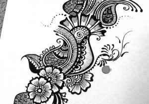 300x210 Mehndi Sketches For Hands How To Draw A Mehndihenna Design On - Henna Sketches