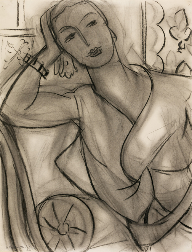 648x850 Henri Matisse Drawing Of Bloomsbury Group Hostess Fetches - Henri Matisse Sketches