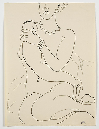 385x500 Matisse Drawings Curated By Ellsworth Kelly From The Pierre And - Henri Matisse Sketches