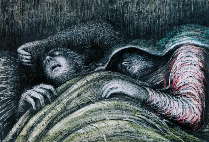 730x495 Sculpture And Drawings By Henry Moore Exhibition - Henry Moore Sketches