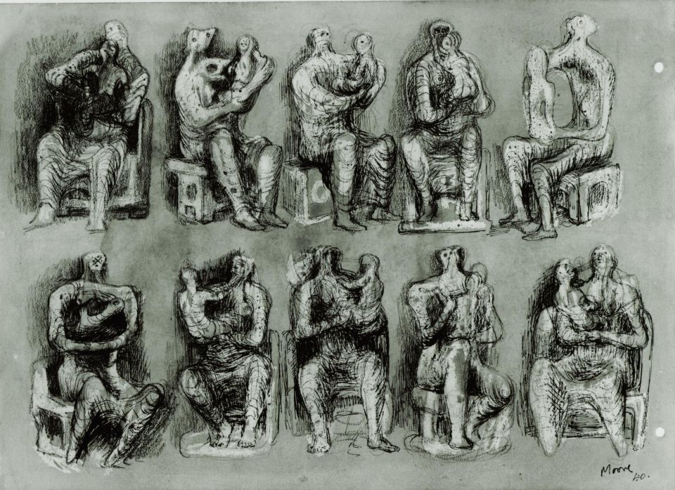 960x698 Timeline - Henry Moore Sketches