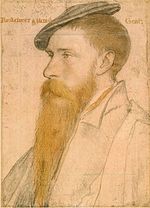 150x208 List Of Portrait Drawings By Hans Holbein The Younger - Henry Viii Sketch