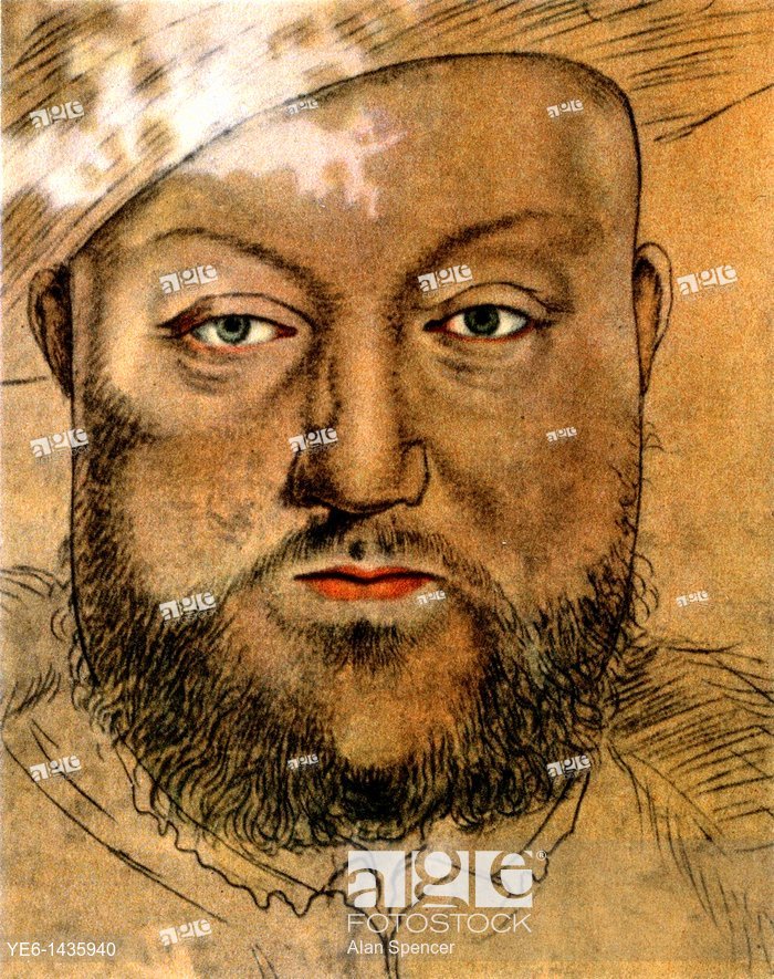 700x885 Sketch By Hans Holbein The Younger, Portrait Of King Henry Viii Of - Henry Viii Sketch