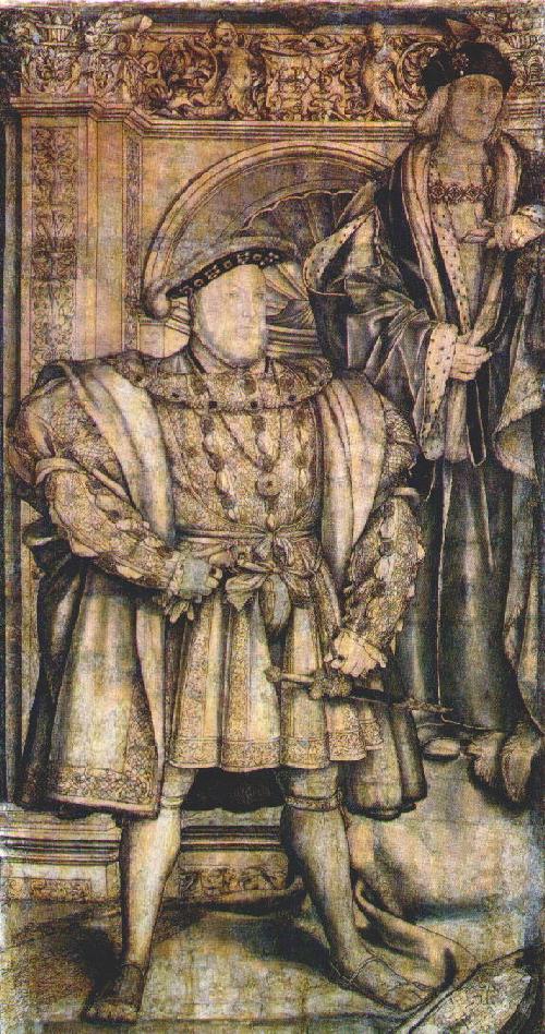 500x948 Tudor England Images Portraits Of The Tudor Monarchs And Their - Henry Viii Sketch