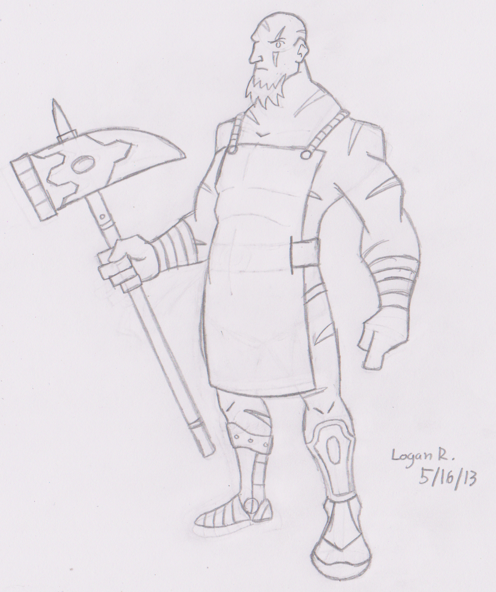 969x1155 Hephaestus Sketch By Hewytoonmore - Hephaestus Sketch