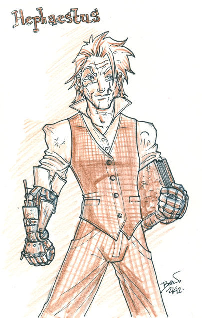 404x636 Seventh Of London Hephaestus Kildeggan Sketch. By Hedbonstudios - Hephaestus Sketch