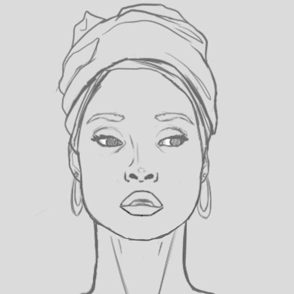 600x600 Hera Sketch By Luckyveda - Hera Sketch