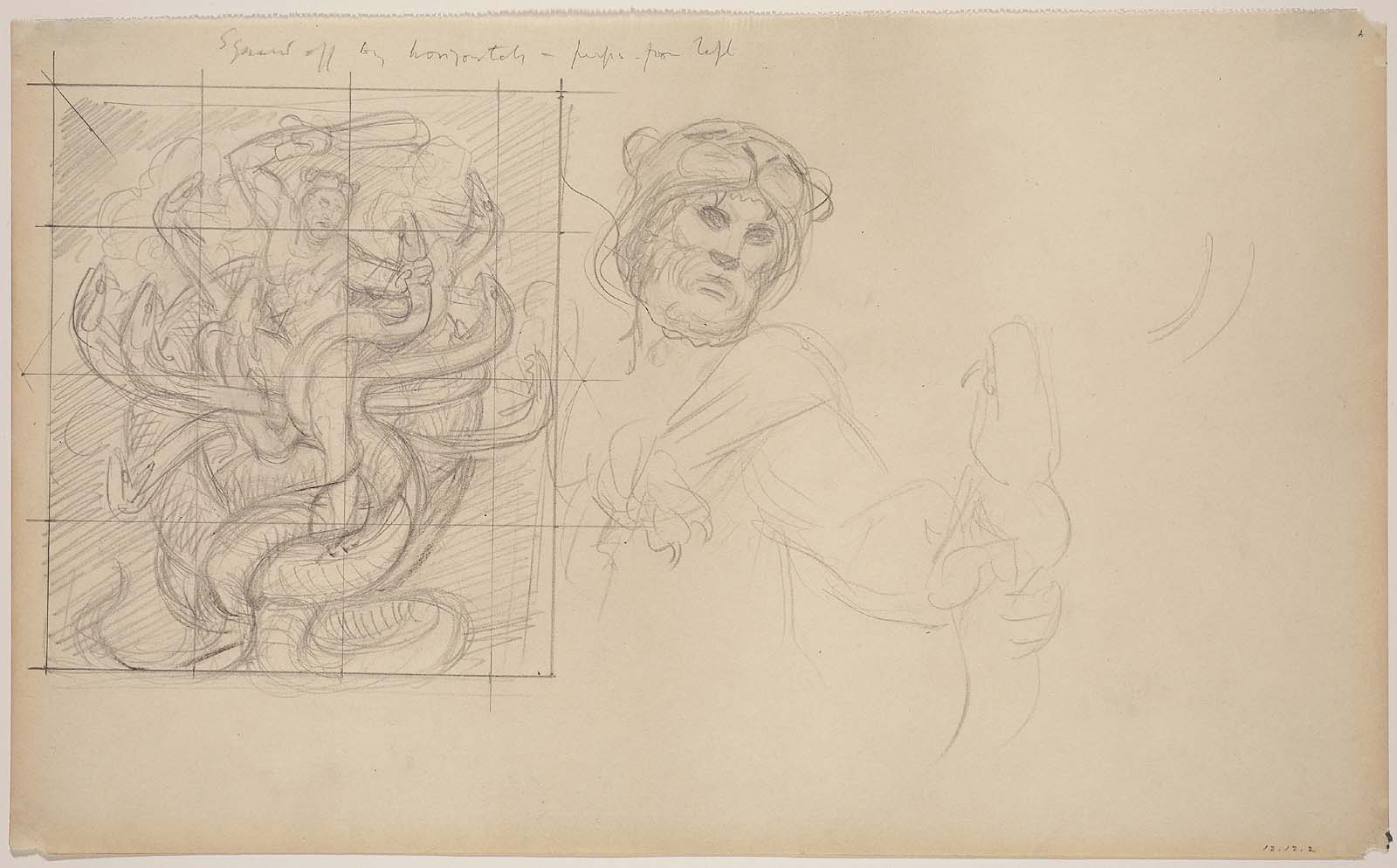 1600x994 Sketch For Hercules And The Hydra - Hercules Sketch