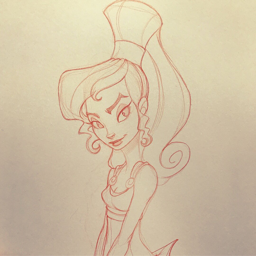 1080x1080 Chrissie Zullo On Twitter Before And After ! - Hercules Sketch