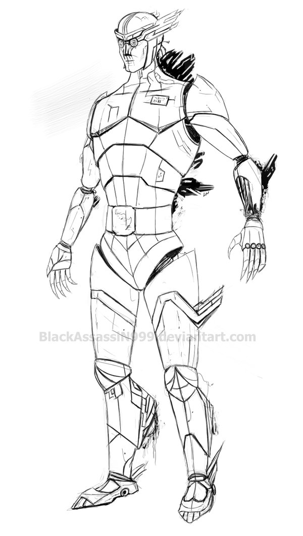600x1059 Hermes Sketch By Blackassassin999 - Hermes Sketch