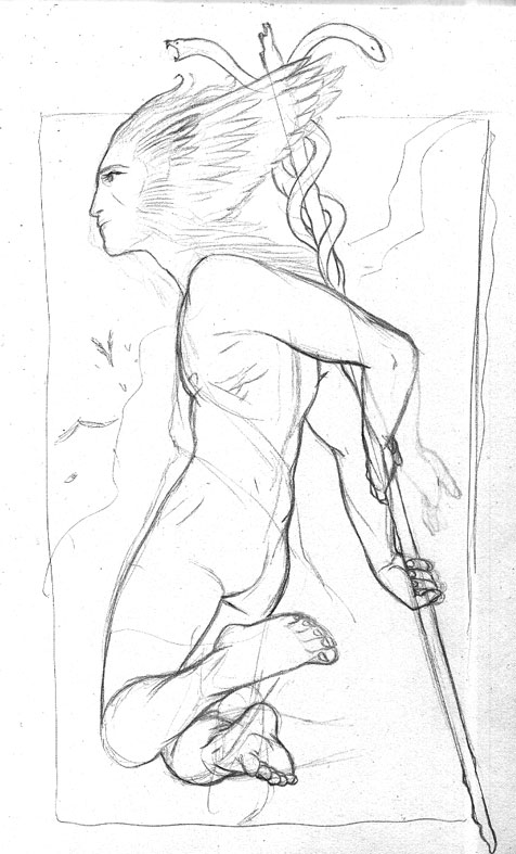 476x787 Hermes Sketch By Fredgri - Hermes Sketch