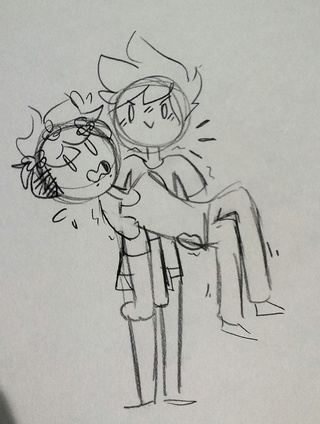 320x424 Small But Strongk!!! Hermes Loves To Show Off His Strength By - Hermes Sketch