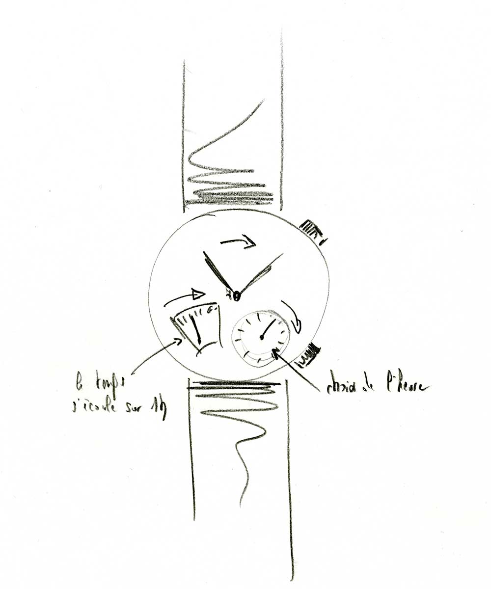 1000x1200 Time With Henry And The Impatient Hour - Hermes Sketch