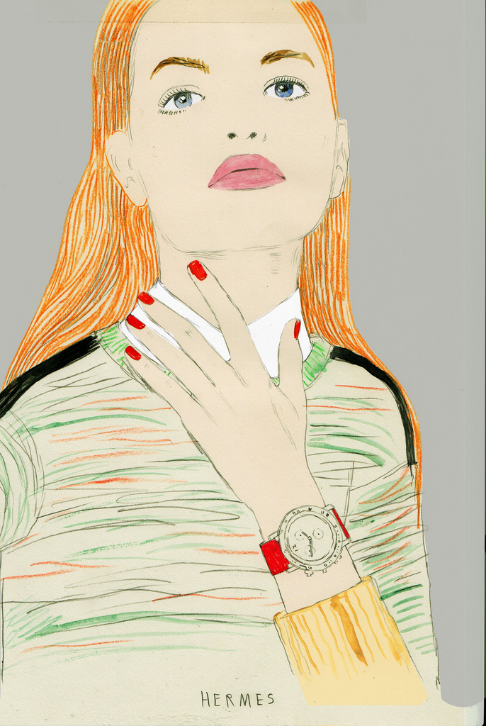 686x1024 Hermes Sketch Anna Higgie - Hermes Sketch