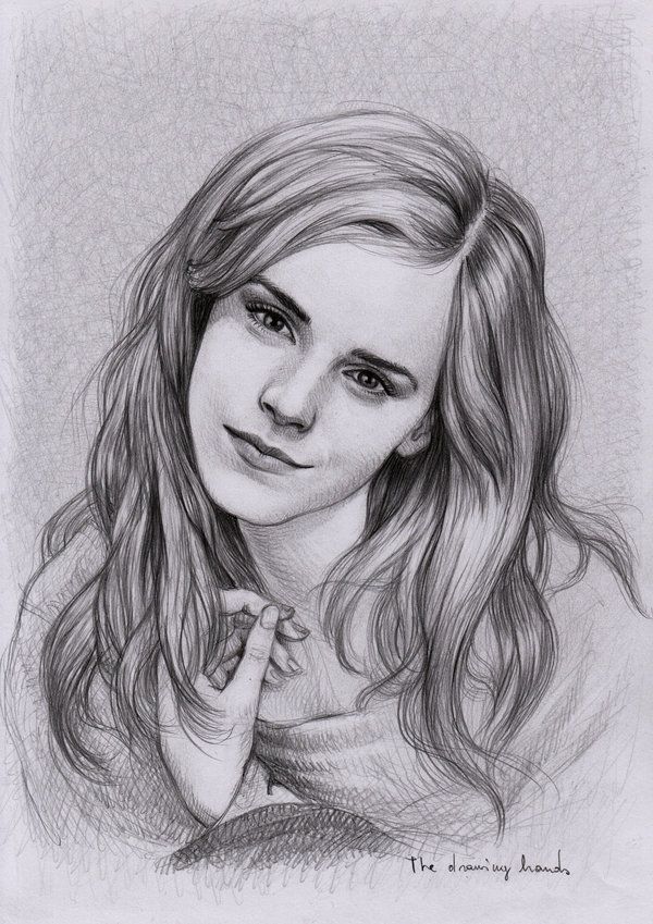 Hermione Granger Sketch at PaintingValley.com | Explore collection of ...