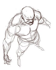 236x295 Action Hero Pencil Drawing - Hero Sketch