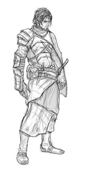320x584 Daily Practise, Medieval Hero Design. - Hero Sketch