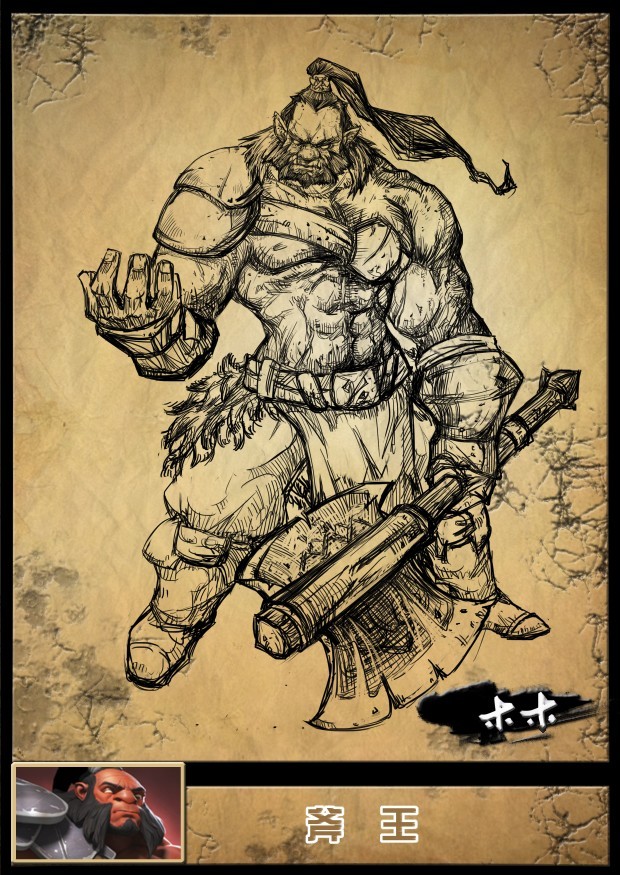 620x875 Dota2 Hero Wallpaper Art Sketch Zeromin0 - Hero Sketch