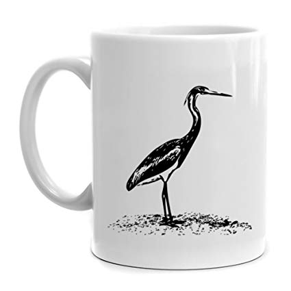 425x425 Eddany Heron Sketch Mug Coffee Cups Amp Mugs - Heron Sketch