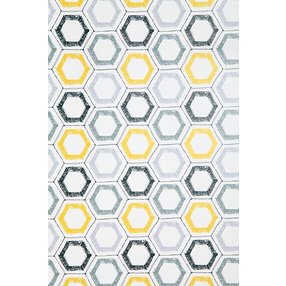 286x286 Kreme Hexagon Sketch Wallpaper - Hexagon Sketch