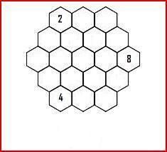235x213 Puzzle 569. Prime Magic Hexagon - Hexagon Sketch