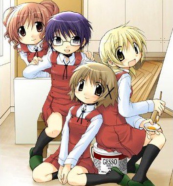 354x380 Hidamari Sketch (Tv) - Hidamari Sketch Crunchyroll