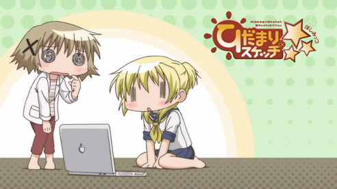 492x277 Hidamari Sketch Images Yuno Amp Miyako Wallpaper And Background - Hidamari Sketch Wallpaper