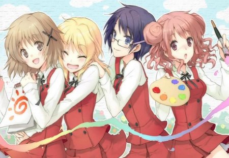 450x311 Hidamari Sketch - Hidamari Sketch Wallpaper