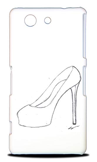 330x550 Foxercases Design Fashion High Heel Shoe Sketch Art - High Heel Shoes Sketch