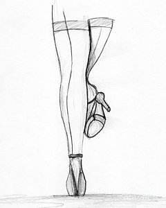 240x300 High Heels Drawings - High Heels Sketch