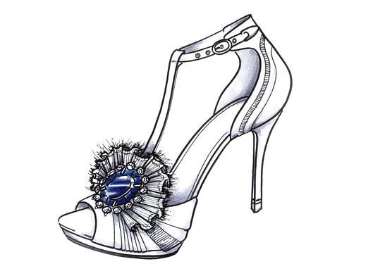 529x385 High Heels Sketch Sketched High Heels Vector - High Heels Sketch