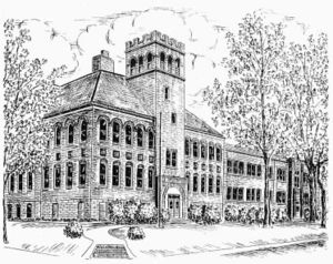 300x238 Fairmount High School - High School Sketch