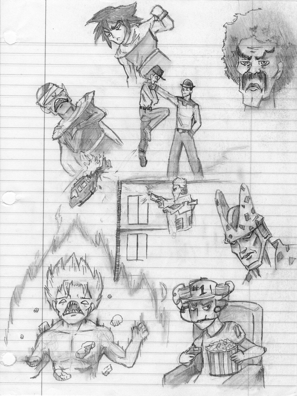 1024x1361 High School Sketch - High School Sketch