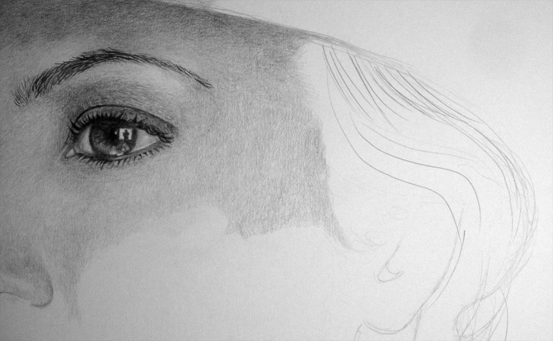 777x480 Free Photorealistic Pencil Drawing Tutorial By Carlos Aleman - Highlight Sketch