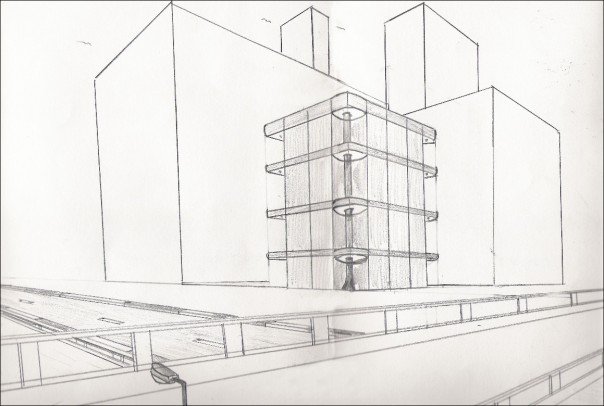 604x406 Highway Sketch By Sherifkd - Highway Sketch