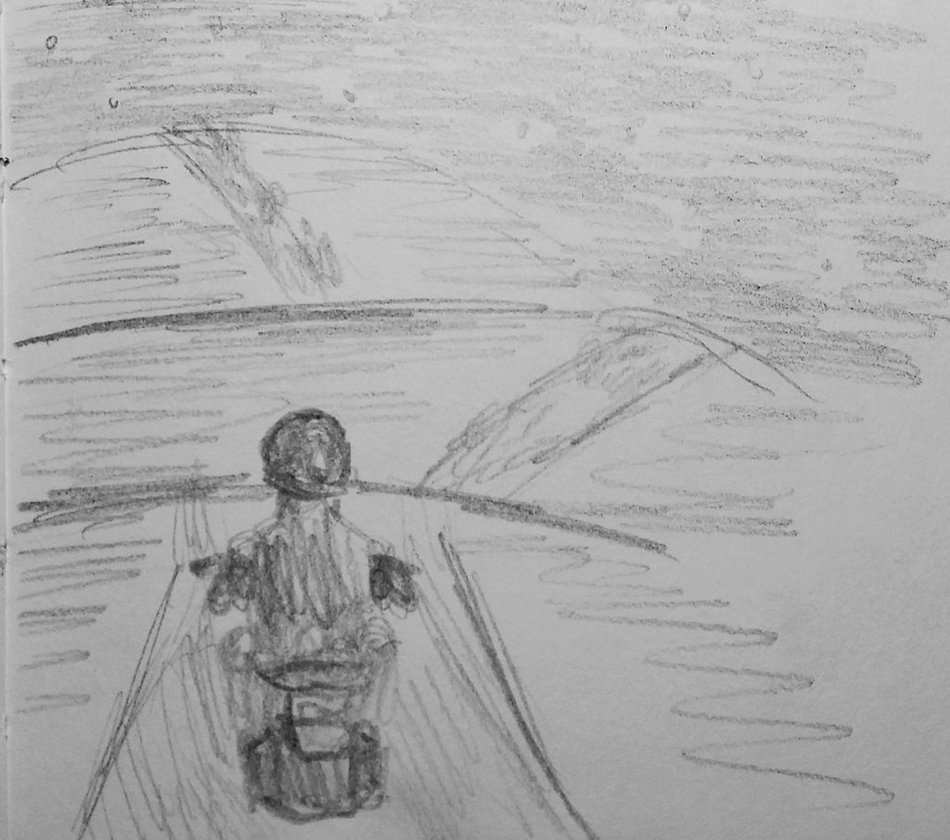 950x840 Lights In The Distance Motorcycle Highway Sketch By Zych0tic On - Highway Sketch