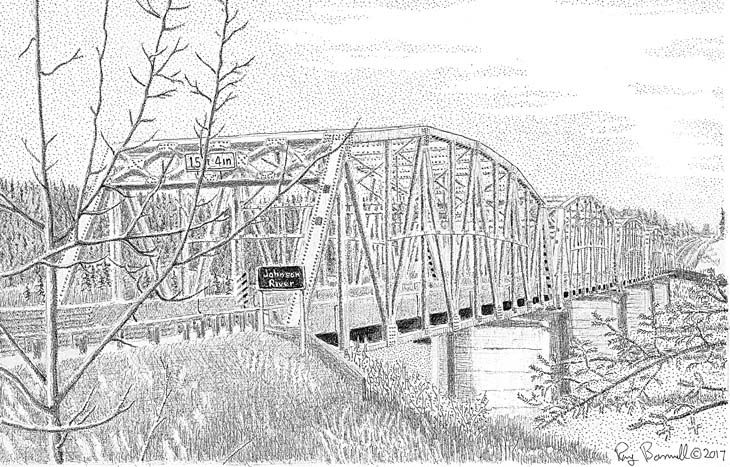 730x467 Bridges Were One Of Last Items Completed On Alaska Highway - Highway Sketch