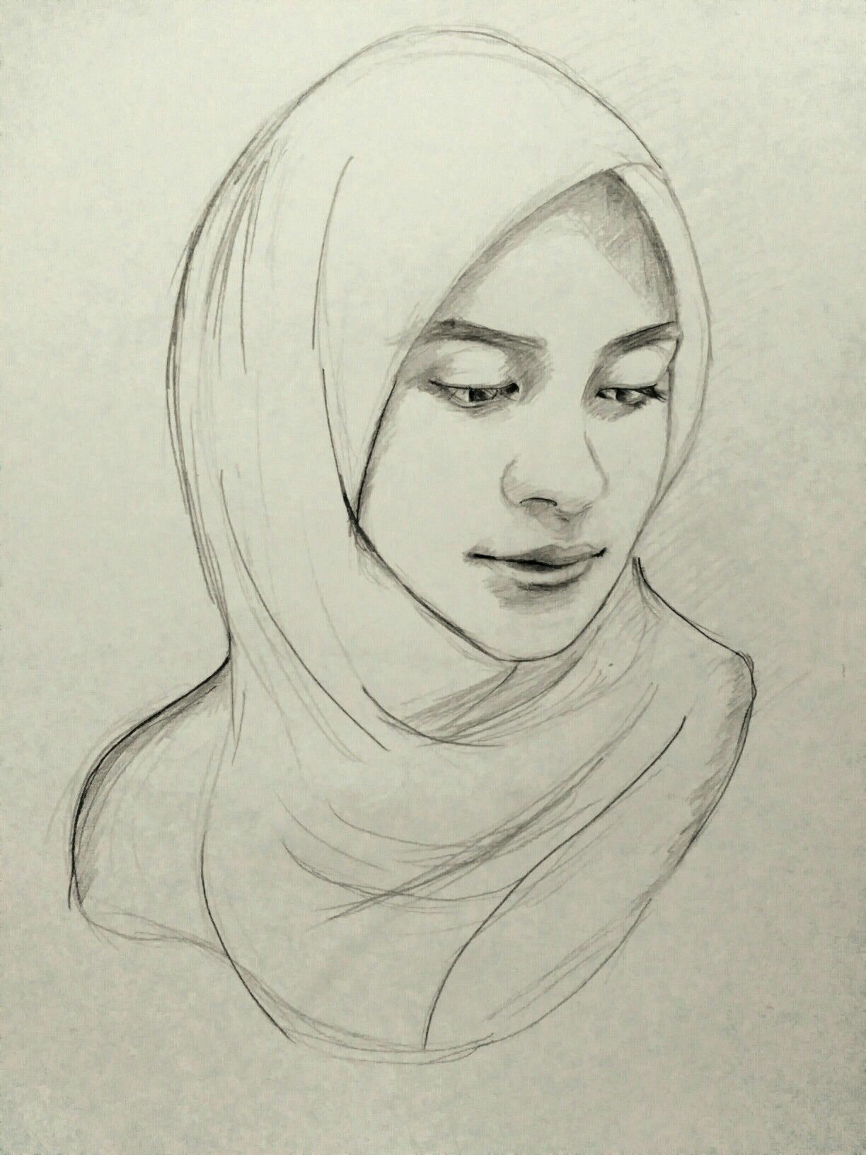 1224x1632 Hijab Sketch Gorseller Sketches, Drawings And - Hijab Sketch