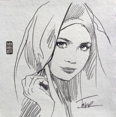 375x380 Hijab - Hijab Sketch