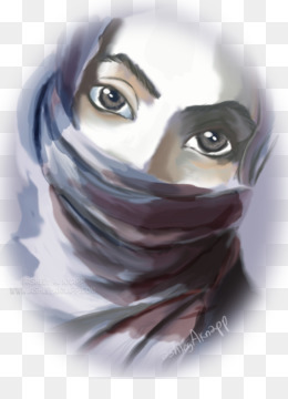 260x360 Free Download Drawing Art Hijab Sketch - Hijab Sketch