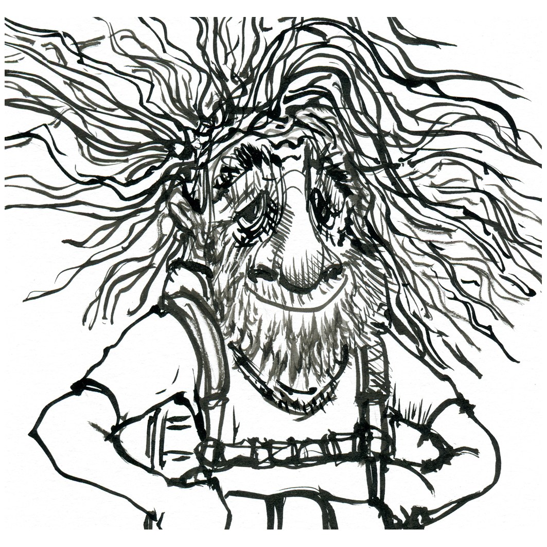 1063x1063 Logbook 14 Oct Old Hiker Note Frits Ahlefeldt - Hiker Sketch